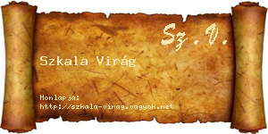 Szkala Virág névjegykártya